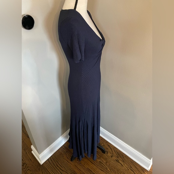 A.L.C navy maxi asymmetric dress perfect from REVOLVE - Picture 10 of 16
